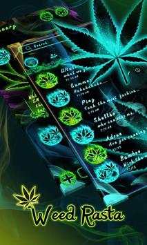 (FREE) GO SMS WEED RASTA THEME screenshot 1
