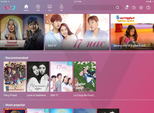 VOO Tablet screenshot 1