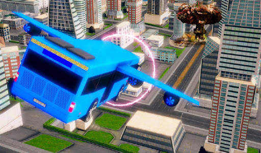 Flying Bus Robot Transformation:Real Stunt Master screenshot 8