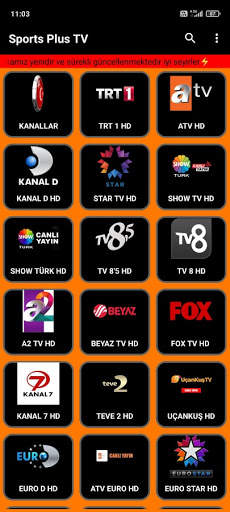 Mobil Canlı Tv screenshot 1
