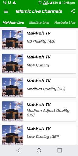Islamic Live Channels screenshot 1
