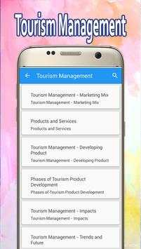 Tourism Management screenshot 2