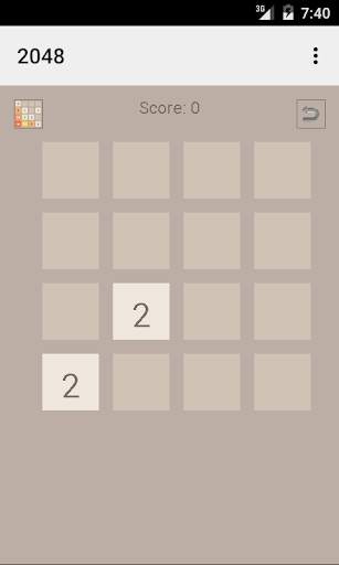 2048 Android Wear screenshot 1