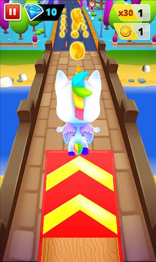 Unicorn Runner 2. Magical Run screenshot 2