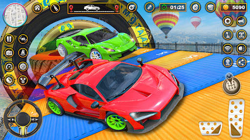 Crazy Car Stunt game mega ramp screenshot 7