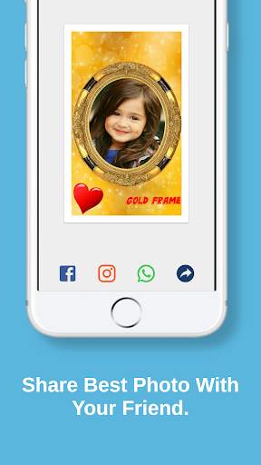 Gold Photo Frames Free Photo Editor 2020 screenshot 4