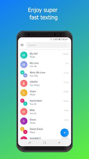 Texport SMS-MMS: Text messaging, great themes FREE screenshot 1