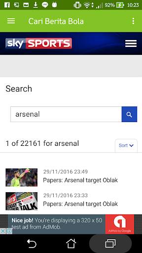 Cari Berita Bola (CBB) screenshot 5