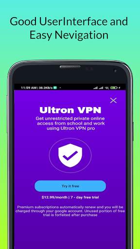 NEPAL VPN PUBG - Ultron VPN Unlimited Proxy Server screenshot 4