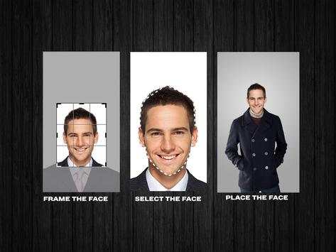 Jacket Man Suit Face Changer screenshot 1