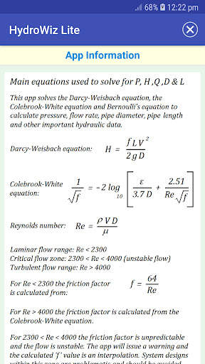HydroWiz Pipe Flow Hydraulics screenshot 7