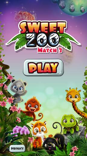 Sweet Zoo Animals: Free Match 3 Puzzle Games screenshot 1