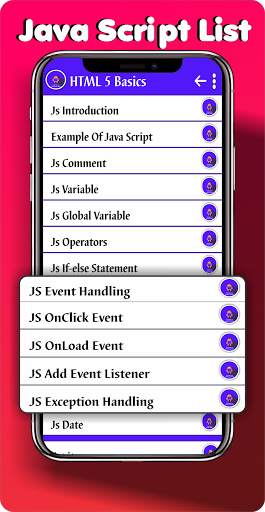 Learn HTML5 Code 2021 free learning screenshot 4