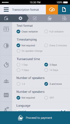 GoTranscript - Voice recorder screenshot 4