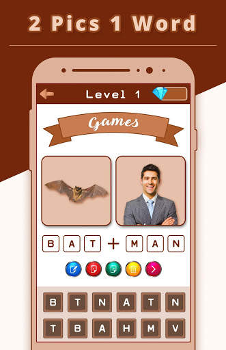 Two Pic One Word - Word Riddles screenshot 1