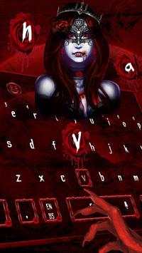 Bloody Red vampire keyboard Theme स्क्रीनशॉट 2