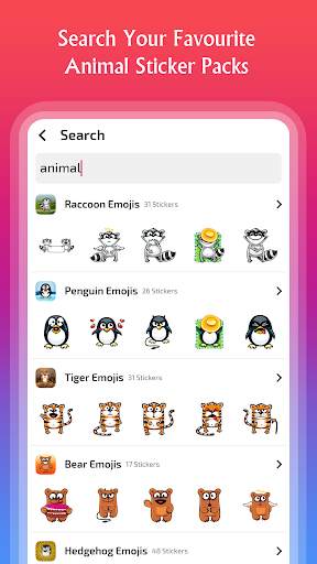 Animal Stickers for WhatsApp - WAStickerApps screenshot 10