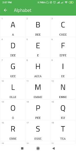 Learn Italian || Speak Italian || Italian Alphabet screenshot 2