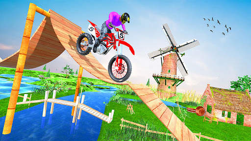 Moto Bike Stunt Racing Simulator screenshot 4