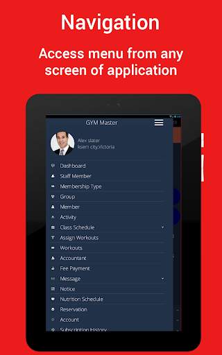 Gym Master Android Application screenshot 20
