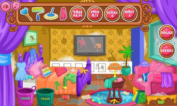 Fun Cleaning Game - Hotel Room Makeover screenshot 1