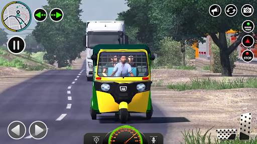 US Tuk Tuk Auto Rickshaw Games screenshot 1