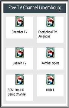 Free TV Channel Luxembourg screenshot 1