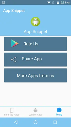 App Snippet(APK Extractor) screenshot 3