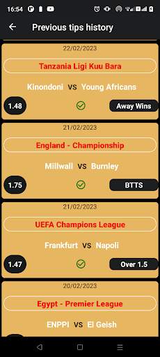 Daily Betting Tips screenshot 1