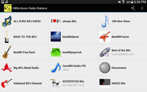 1980s Music Radio Stations screenshot 6