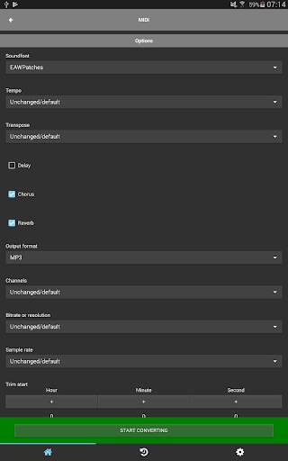 MIDI Converter 7 تصوير الشاشة