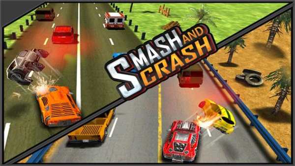 Smash & Crash : Clash Of Cars Highway traffic Race screenshot 2