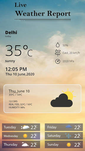 Live Weather Report : Weather Forecast, Widgets screenshot 1