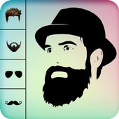 Man HairStyle Photo Editor أيقونة