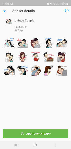Animated Amoor Stickers GIF love for WhatsAPP screenshot 5