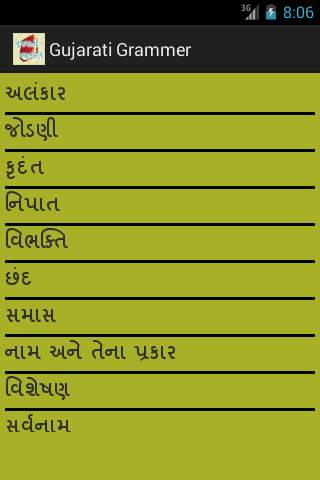 Gujarati Grammar скриншот 3