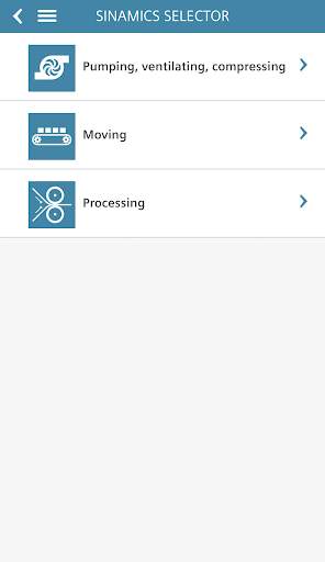 SINAMICS SELECTOR screenshot 7