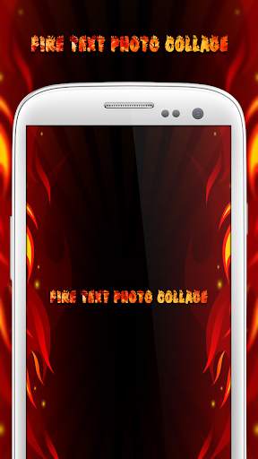 Fire Text Photo Collage screenshot 2