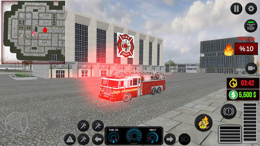 City Fire Truck Simulator screenshot 1