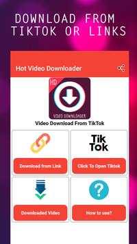 Hot Video Downloader screenshot 1