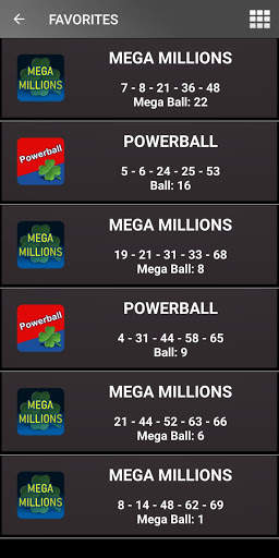 Lucky Numbers Generator for Lotteries screenshot 4