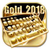 Gold 2018 Keyboard Theme 10001002
