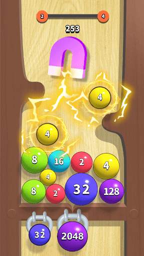 2048 Bola - Gabungkan Game screenshot 2