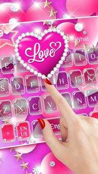 Pink Love keyboard screenshot 2