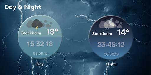 Weather Light Watch Face 3 تصوير الشاشة