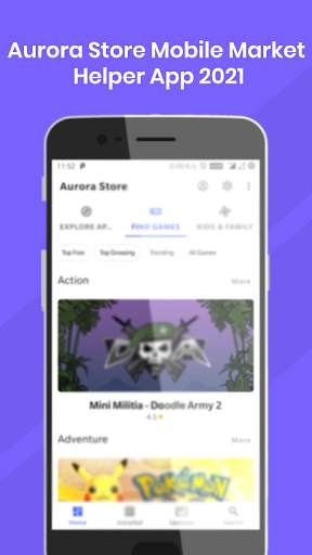 Aurora Store Mobile Market Helper App 2021 screenshot 1