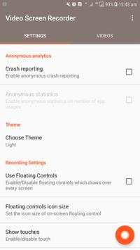 A Video Screen Recorder - Editor & Player screenshot 2