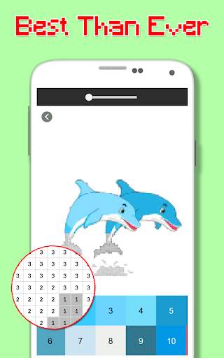 Sea Animals Dolphin And Shark Color By Number screenshot 6