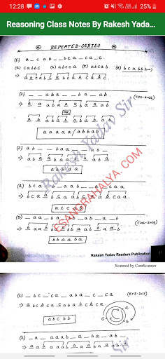 Rakesh Yadav Reasoning class notes screenshot 5