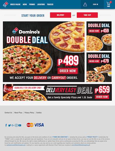 Domino's Pizza Philippines screenshot 1